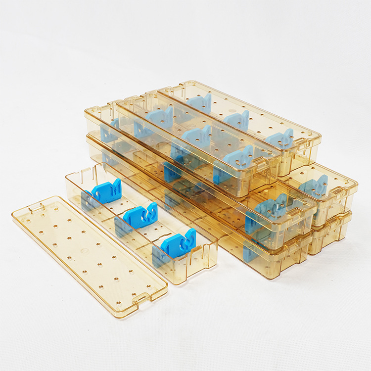 Endoscope lens disinfection box